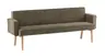Polsterbank - Breite ca. 220 cm, Stoff, Olivgrün