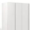 Drehtürenschrank Loretto - B ca. 280 cm, Melamin matt, Weiß