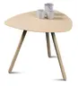Beistelltisch - LB ca. 50x50 cm, Cremeweiß