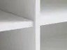 TV-Lowboard - B ca. 180 cm, Eiche Furnier, Weiß