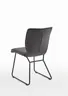 Design-Stuhl - Stoff, Anthrazit