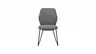 Stuhl Dinner - Stoff, Grau