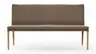Polsterbank Tuma - Breite ca. 175 cm, Leder, Sand
