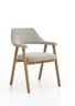 Armlehnstuhl - Stoff, Beige