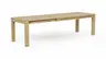 Esstisch Amora - ausziehbar, LB ca. 180x90 cm, Wildeiche massiv bianco