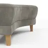 Hocker Stamford - gebogen, Rechts, LB ca. 89x65 cm, Stoff, Anthrazit