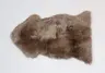 Echtfell - LB ca. 90x55 cm, Taupe