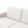 Sofa Nuoro - 2,5-Sitzer inkl. Schlaffunktion, Armlehne schmal, Stoff, Natur