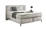 Boxspringbett- Liegefläche ca. 180x200 cm, Stoff, Graubeige