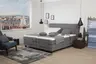 Boxspringbett - Liegefläche ca. 180x200 cm, motorische Verstellung, Stoff, Anthrazit 