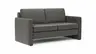 Sofa Arima - 2-Sitzer, Leder, Anthrazit