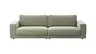 Sofa Juni - 3-Sitzer, Stoff, Lindgrün