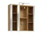 Spiegelschrank- B ca. 69 cm, Eiche Dekor, Spiegel
