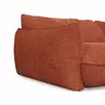 Sofa Fluffy - 4-Sitzer inkl. Rückenlehne verstellbar, Stoff, Kupfer