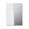 Schwebetürenschrank FREDDY 2- B ca. 150 cm, Weiß, Spiegel