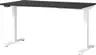Schreibtisch GELI - B/H/T ca. 140x72-120x80 cm, Graphit