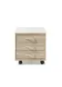 Rollcontainer - B ca. 46 cm, Sonoma Eiche Nachbildung
