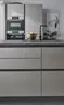Inselküche 56.210 GL 3 523, Taupe metallic matt