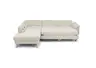 Ecksofa COOL - Ecke links mit 2,5-Sitzer, Querschläfer, Stoff, Natur