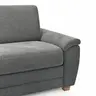 Ecksofa Lakeville 1 - Longchair links mit 2-Sitzer inkl. Schlaffunktion mit Bettkasten, Stoff, Grau