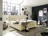  Boxspringbett HADAI- Liegefläche ca. 180x200 cm, Stoff, Beige, Bonell, Inkl. Topper
