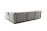 Ecksofa Motone - 2,5-Sitzer mit Ecke rechts, Stoff, Hellgrau