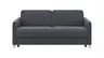 Sofa Nuoro - 2,5-Sitzer inkl. Schlaffunktion, Armlehne mit Kufe, Stoff, Eisblau