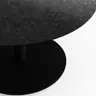 Couchtisch Camas - LBH ca. 75x75x42 cm, Keramik, Schwarz