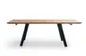 Esstisch Mileto - LB ca. 200x100 cm, Asteiche massiv, Geölt,