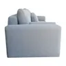 Schlafsofa - 2,5-Sitzer inkl. Schlaffunktion, Stoff, Silberfarben