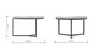 Couchtisch Farmingdale - LBH ca. 85x85x52 cm, Eiche massiv, legno