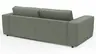 Bigsofa Lilaia - 3-Sitzer Tief, Stoff, Olivgrün