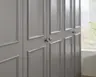Schlafzimmer - Lack, grau, Landhausstil 