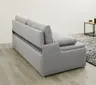 Sofa - 2-Sitzer, Schlaffunktion, Stoff, Grau