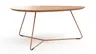 Couchtisch Fano - LBH ca. 96x86x38 cm, Fenix, Beige