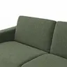 Sofa Nuoro - 2,5-Sitzer inkl. Schlaffunktion, Armlehne 1, Stoff, Olivgrün