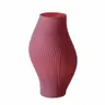 Deko-Vase - DH ca. 17x30 cm, Rot