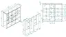 Highboard - mit Beleuchtung, B ca. 138 cm, Salbeigrün, Eiche Evoke Nachbildung