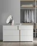 Kommode Loretto - BHT ca. 127x70x51 cm, Lack matt, Anthrazit