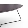 Couchtisch Fano - LBH ca. 87x78x33 cm, Fenix, Aubergine