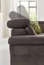 Sofa - 2,5 Sitzer mit Ottmane rechts, Stoff, Grau