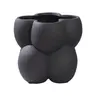 Deko-Vase - DH ca. 18x18,50 cm, Schwarz