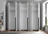 Drehtürenschrank- B ca. 270 cm, Weiß