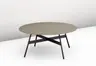 Couchtisch - LBH ca. 83x83x35 cm, ESG Taupe