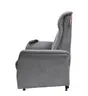 TV-Sessel MARCIO - Aufstehhilfe, Relaxfunktion, Stoff, Hellgrau