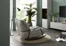 Sessel Fluffy - Stoff, Grau
