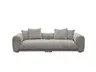 Megasofa - 2-Sitzer, Stoff, Beige