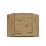 Eck-Hängeschrank- B ca. 60 cm, Eiche Dekor