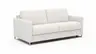 Sofa Nuoro - 2,5-Sitzer inkl. Schlaffunktion, Armlehne mit Kufe, Stoff, Natur