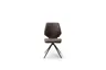 Stuhl Penthouse comfy - Drebhar, Kunstleder, Dunkelbraun, Stoff, Pistazie